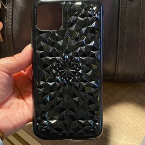 Black Geometric Phone Case by felony iPhone 11 Pro Max